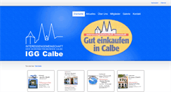 Desktop Screenshot of igg-calbe.de